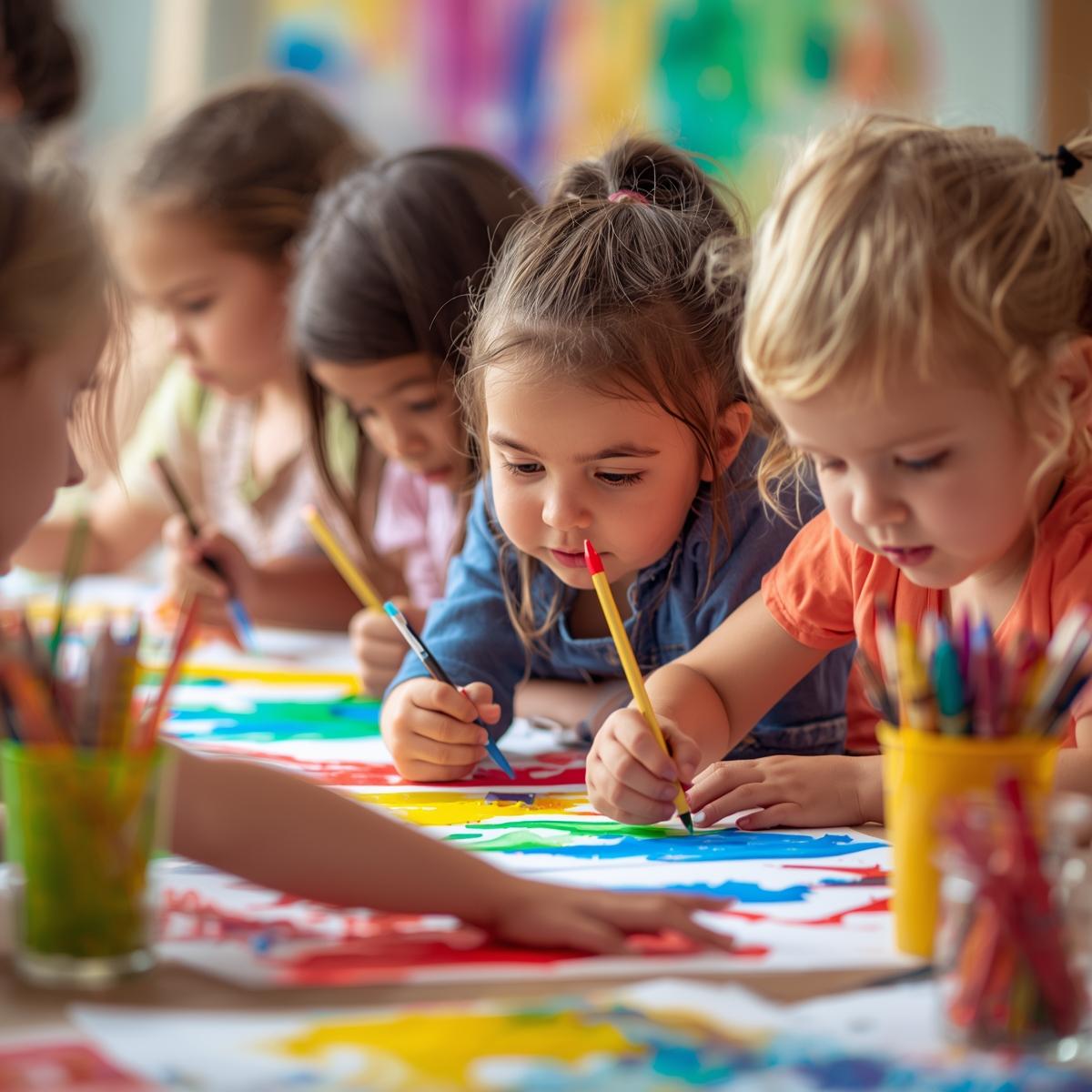 Färg och form för små konstnärer